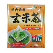 Kunitaro   ชาเขียวข้าวกล้องคั่ว แบบซองปิรามิด Tea bag บรรจุ 20 ซอง 